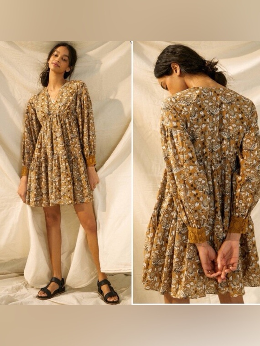 Anthropologie Let Me Be Jemma Tunic Dress